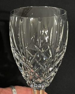 6 Waterford Crystal ARAGLIN 7 7/8 Red Wine Glasses Stems