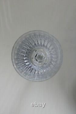 6 Waterford Crystal Hanover Clear Trim Wine Glasses Goblets Marquis 8