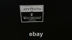 6 Waterford Crystal John Rocha Geo Red Wine Glass Immaculate + Box 23cm tall