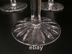 6 Waterford Crystal Lismore Water Goblets 5 7/8