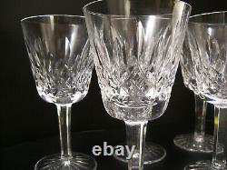 6 Waterford Crystal Lismore Water Goblets 5 7/8