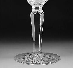 6 Waterford Crystal Maeve Claret Wine Goblet Stemware Set 6 1/2 6.5 Ireland