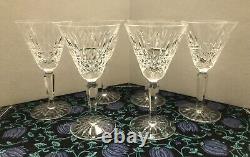 6 Waterford Crystal'Maeve' Pattern Claret Wine Glasses 6.5 Tall Ireland
