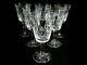 6 Waterford Crystal White Wine Goblets Glasses 5 1/2 Lismore old mark IRELAND