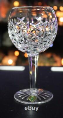 6 Waterford Patterns Of The Sea Baloon Wine S/6 Verre Nib
