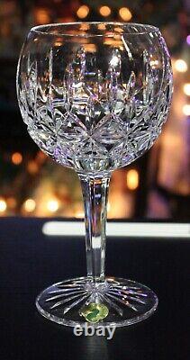 6 Waterford Patterns Of The Sea Baloon Wine S/6 Verre Nib