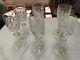 6 Waterford Powerscourt Cut Crystal White Wine Glasses 6 1/4 excellent
