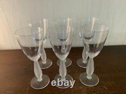 6 Wine Glasses Model Vienna in Crystal Daum (Price per Unit)