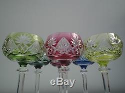 6 val st lambert cut to clear glasses roemer wine glasses crystal