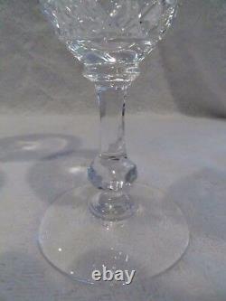 6 verres vin Bourgogne cristal Saint Louis Massenet Boite crystal wine glasses