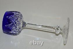 $660 NEW Baccarat COLBERT Rhine Wine Blue Lead Crystal Glass more available