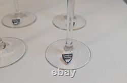 6x Orrefors Illusion Clear Claret Wine Glasses, 7 1/4, Sweden Crystal