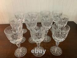 7 Cut Crystal Wine Glasses From Sèvres (Price Per Unit)