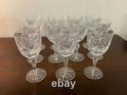 7 Cut Crystal Wine Glasses From Sèvres (Price Per Unit)