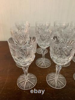 7 Cut Crystal Wine Glasses From Sèvres (Price Per Unit)