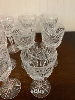 7 Cut Crystal Wine Glasses From Sèvres (Price Per Unit)