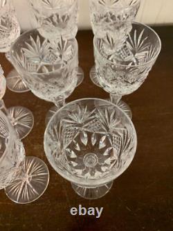 7 Cut Crystal Wine Glasses From Sèvres (Price Per Unit)