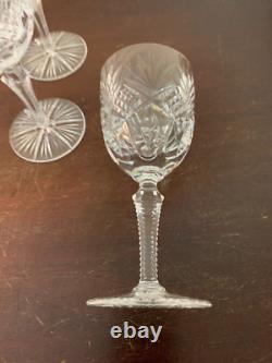 7 Cut Crystal Wine Glasses From Sèvres (Price Per Unit)