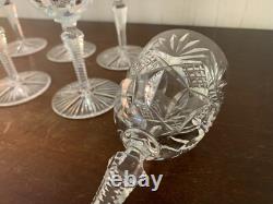 7 Cut Crystal Wine Glasses From Sèvres (Price Per Unit)