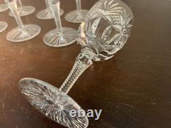 7 Cut Crystal Wine Glasses From Sèvres (Price Per Unit)