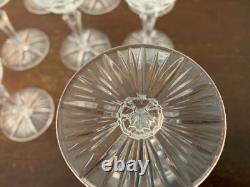 7 Cut Crystal Wine Glasses From Sèvres (Price Per Unit)