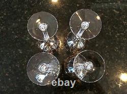 7 Lenox Gold CLASSIC REGENCY Red Wine Glasses 7-1/4 Fine Cut Holiday Crystal