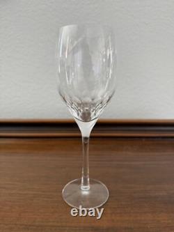 7 Orrefors Prelude Clear Crystal Claret Wine Glasses 7 3/8 Beautiful