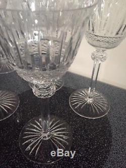 7 Saint Louis Tommy Crystal Wine/Water Goblets