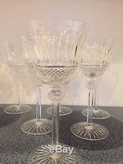 7 Saint Louis Tommy Crystal Wine/Water Goblets