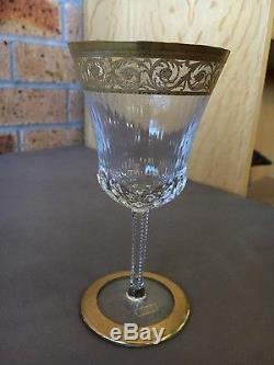 7 St Louis crystal / cristal Thistle Red wine goblets