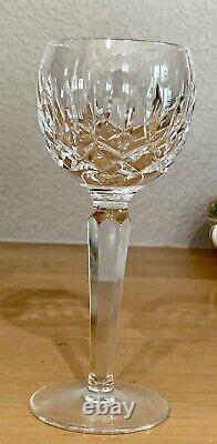 7 WATERFORD CRYSTAL KILDARE HOCK WINE GLASSES 7 1/2 + 1 Bonus LISMORE HOCK