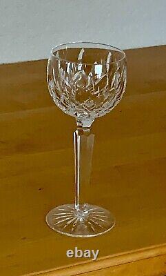 7 WATERFORD CRYSTAL KILDARE HOCK WINE GLASSES 7 1/2 + 1 Bonus LISMORE HOCK