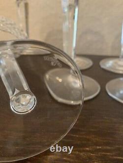 7 Waterford Crystal Colleen Hock Wine Glasses 7 1/2