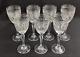 7 Waterford Marquis Crystal Hanover Platinum Wine Glasses 7 5/8