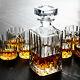 7pcs Crystal Glassware Wine Cup Wine Sets Whiskey Mug Cup Decanter Wine Bottle