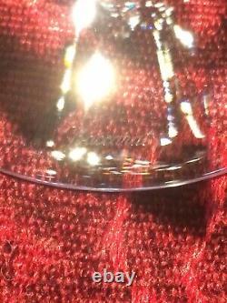 8 Baccarat Capri Optic Crystal Water/wine Glass 6 1/2 Tall 64945