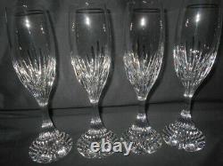 8 Baccarat Massena Crystal Champagne Flutes