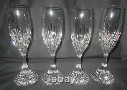 8 Baccarat Massena Crystal Champagne Flutes