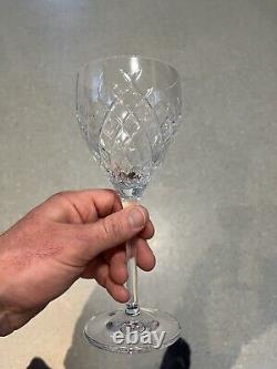 8 Brand New Barwell Crystal Wine Glasses