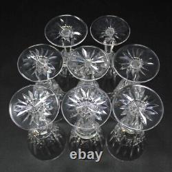 8 Brilliant Waterford Crystal Kylemore Port Wine Glasses Made In Ireland