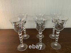 8 Bubble N°3 Crystal Wine Glasses From Saint Louis (Price Per Unit)