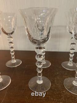 8 Bubble N°3 Crystal Wine Glasses From Saint Louis (Price Per Unit)