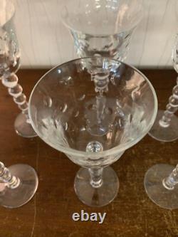 8 Bubble N°3 Crystal Wine Glasses From Saint Louis (Price Per Unit)