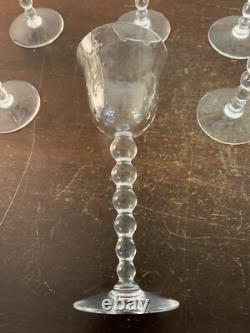 8 Bubble N°3 Crystal Wine Glasses From Saint Louis (Price Per Unit)