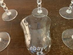 8 Bubble N°3 Crystal Wine Glasses From Saint Louis (Price Per Unit)