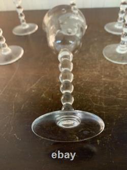 8 Bubble N°3 Crystal Wine Glasses From Saint Louis (Price Per Unit)