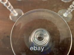 8 Bubble N°3 Crystal Wine Glasses From Saint Louis (Price Per Unit)