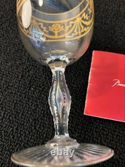 8 Gold Wine Glasses Attributed To Baccarat Crystal (Price Per Unit)