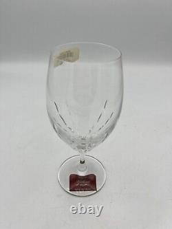 8 Gorham Crystal Lyrical Water Goblets / Wine Glass 8 Tall