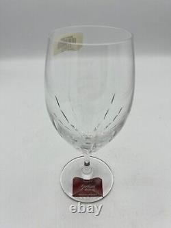 8 Gorham Crystal Lyrical Water Goblets / Wine Glass 8 Tall